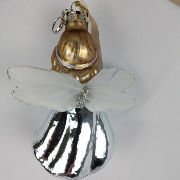 Demdaco Blown Glass December Angel Birthday Ornament The Mercantile Collection - Picture 6 of 11